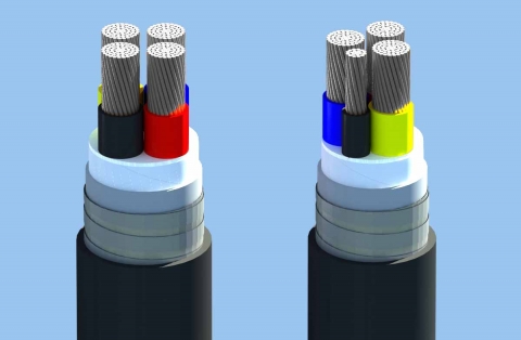 AVV/DATA − 0,6/1 kV & AVV/DSTA − 0,6/1 kV CÁP ĐIỆN LỰC, RUỘT NHÔM, CÁCH ĐIỆN PVC, GIÁP BĂNG KIM LOẠI, VỎ PVC