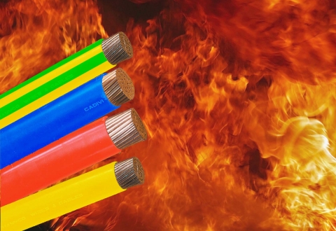 CXV/AWA/FRT – 0,6/1kV & CXV/SWA/FRT – 0,6/1kV CÁP CHẬM CHÁY, RUỘT ĐỒNG, CÁCH ĐIỆN XLPE GIÁP SỢI KIM LOẠI, VỎ FR-PVC
